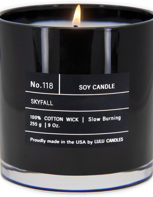Load image into Gallery viewer, Lulu Candles | Smokey Vanilla | Smells Like Wood &amp; Vanilla | Luxury Scented Soy Jar Candle | Hand Poured in The USA | Highly Scented Long Lasting (9 Oz.)

