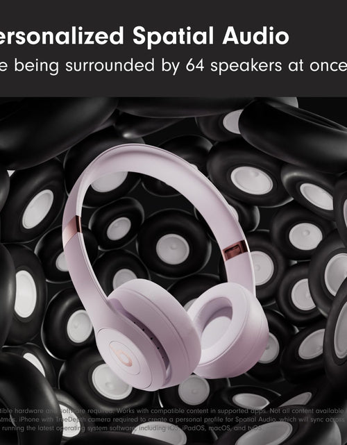 Load image into Gallery viewer, Beats Solo 4 - Wireless Bluetooth On-Ear Headphones, Apple &amp; Android Compatible, Up to 50 Hours of Battery Life - Cloud Pink
