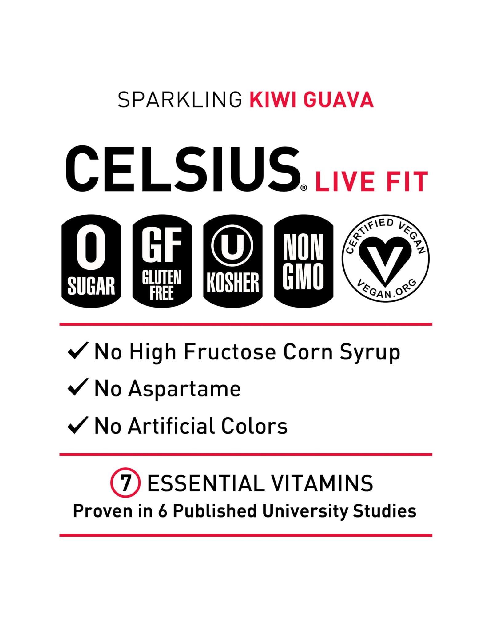 CELSIUS Assorted Flavors Official Variety Pack, Functional Essential Energy Drinks, 12 Fl Oz (Pack of 12)
