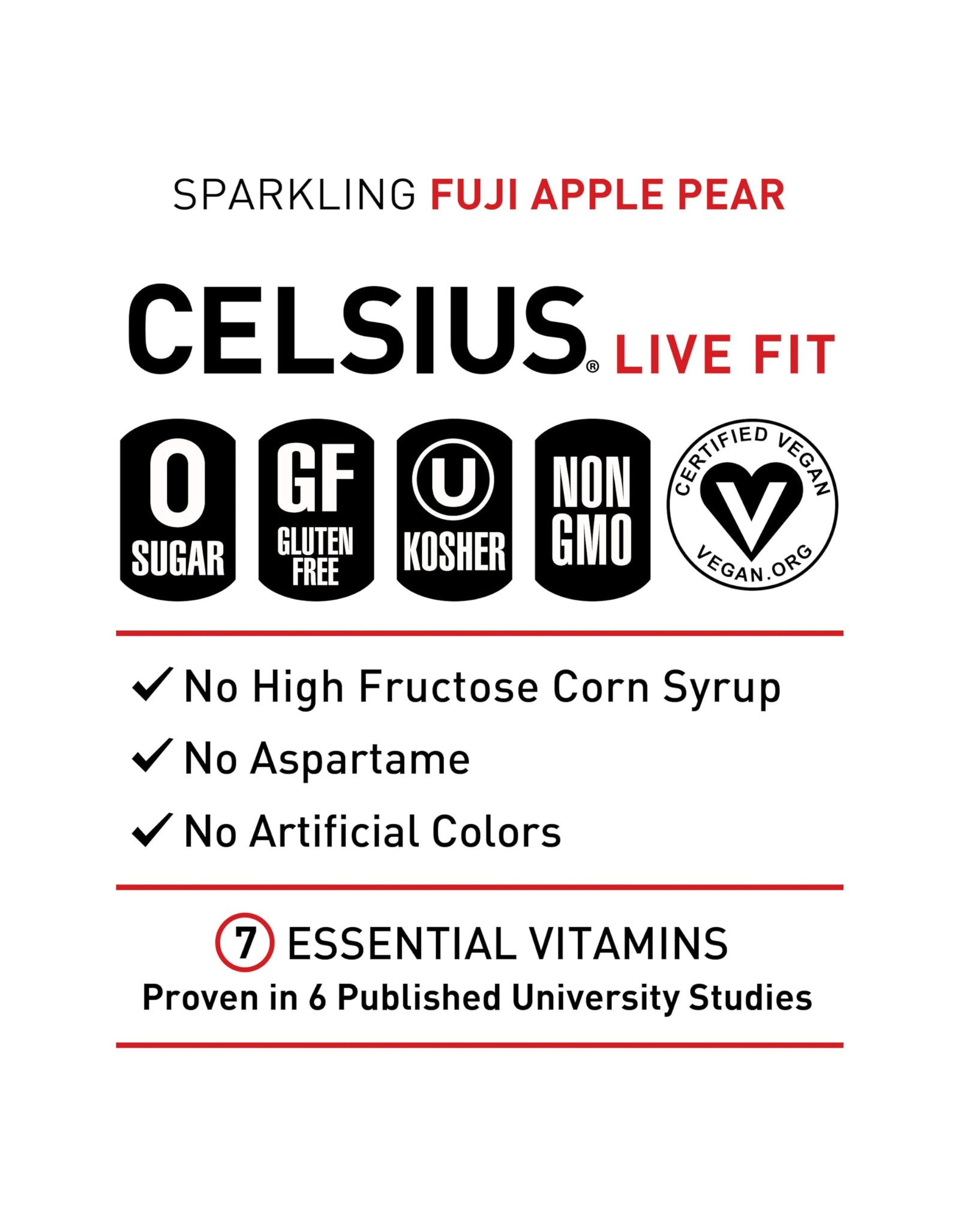 CELSIUS Assorted Flavors Official Variety Pack, Functional Essential Energy Drinks, 12 Fl Oz (Pack of 12)