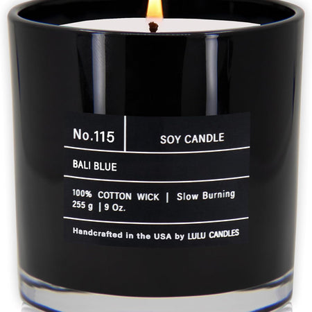Lulu Candles | Smokey Vanilla | Smells Like Wood & Vanilla | Luxury Scented Soy Jar Candle | Hand Poured in The USA | Highly Scented Long Lasting (9 Oz.)