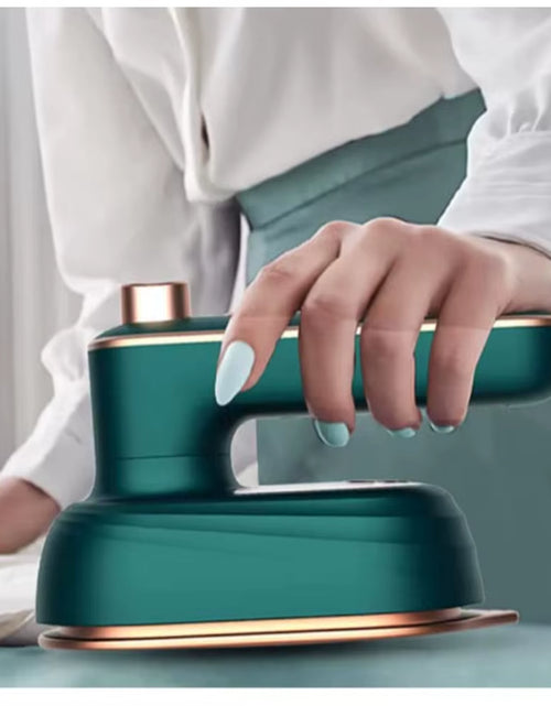 Load image into Gallery viewer, Steamjet Mini Iron – Portable Handheld Rotating Steam Iron for Home &amp; Travel
