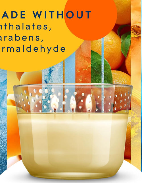 Load image into Gallery viewer, Glade Scented 3-Wick Candle Jar, Coastal Sunshine Citrus, Fragrance Infused with Essential Oils, 6.8 oz
