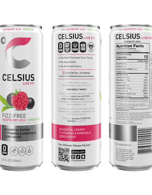 Load image into Gallery viewer, CELSIUS Assorted Flavors Official Variety Pack, Functional Essential Energy Drinks, 12 Fl Oz (Pack of 12)
