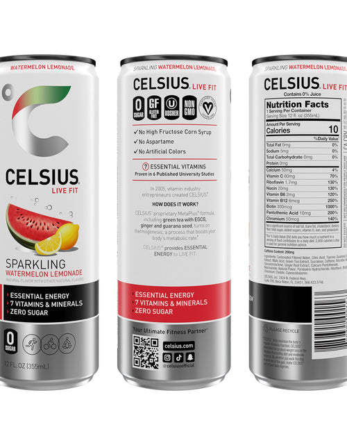 Load image into Gallery viewer, CELSIUS Assorted Flavors Official Variety Pack, Functional Essential Energy Drinks, 12 Fl Oz (Pack of 12)
