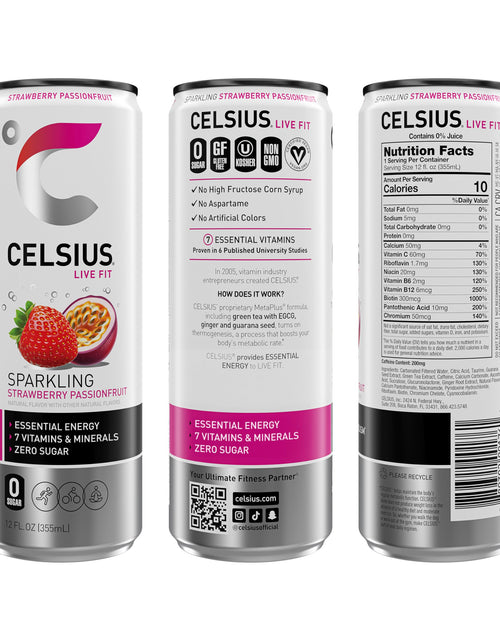 Load image into Gallery viewer, CELSIUS Assorted Flavors Official Variety Pack, Functional Essential Energy Drinks, 12 Fl Oz (Pack of 12)
