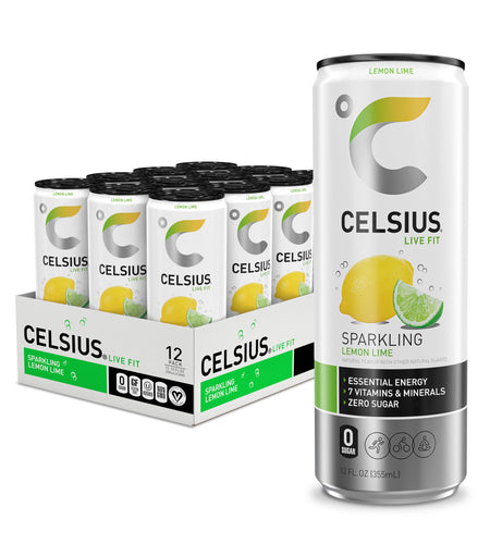 CELSIUS Assorted Flavors Official Variety Pack, Functional Essential Energy Drinks, 12 Fl Oz (Pack of 12)