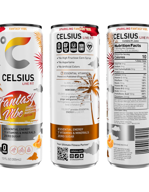 Load image into Gallery viewer, CELSIUS Assorted Flavors Official Variety Pack, Functional Essential Energy Drinks, 12 Fl Oz (Pack of 12)
