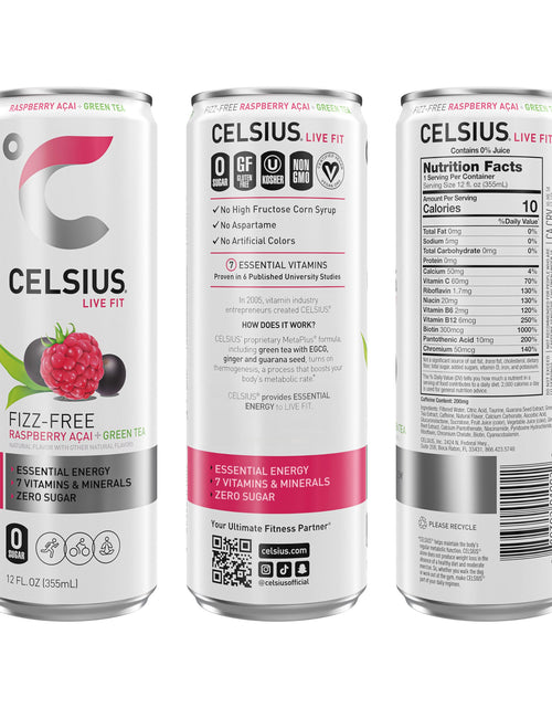 Load image into Gallery viewer, CELSIUS Assorted Flavors Official Variety Pack, Functional Essential Energy Drinks, 12 Fl Oz (Pack of 12)
