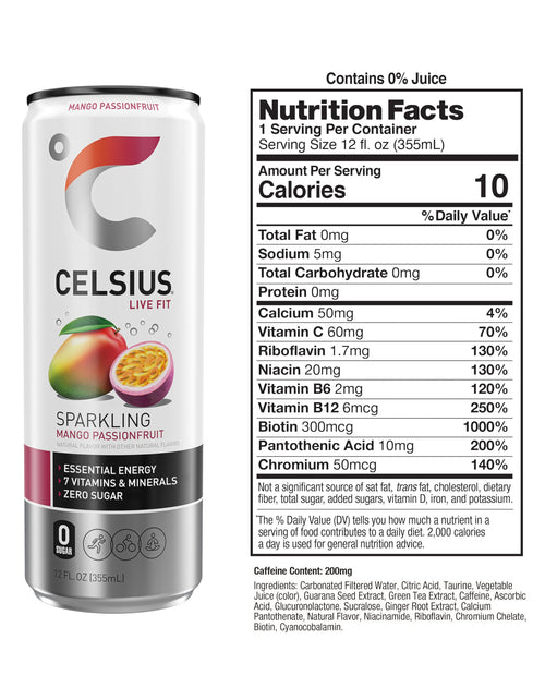 Load image into Gallery viewer, CELSIUS Assorted Flavors Official Variety Pack, Functional Essential Energy Drinks, 12 Fl Oz (Pack of 12)
