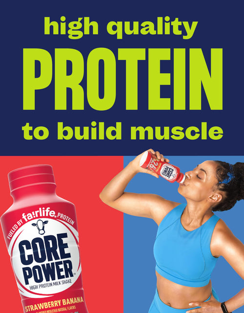 Load image into Gallery viewer, Core Power Protein Shake, Chocolate, 26g Bottle, 14oz, 12 Pack
