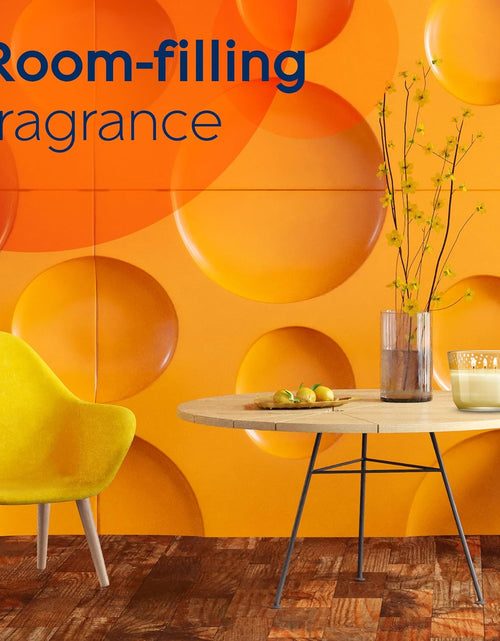 Load image into Gallery viewer, Glade Scented 3-Wick Candle Jar, Coastal Sunshine Citrus, Fragrance Infused with Essential Oils, 6.8 oz
