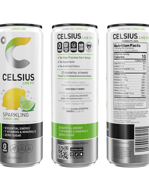 Load image into Gallery viewer, CELSIUS Assorted Flavors Official Variety Pack, Functional Essential Energy Drinks, 12 Fl Oz (Pack of 12)
