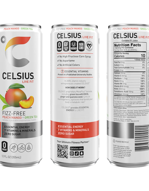 Load image into Gallery viewer, CELSIUS Assorted Flavors Official Variety Pack, Functional Essential Energy Drinks, 12 Fl Oz (Pack of 12)
