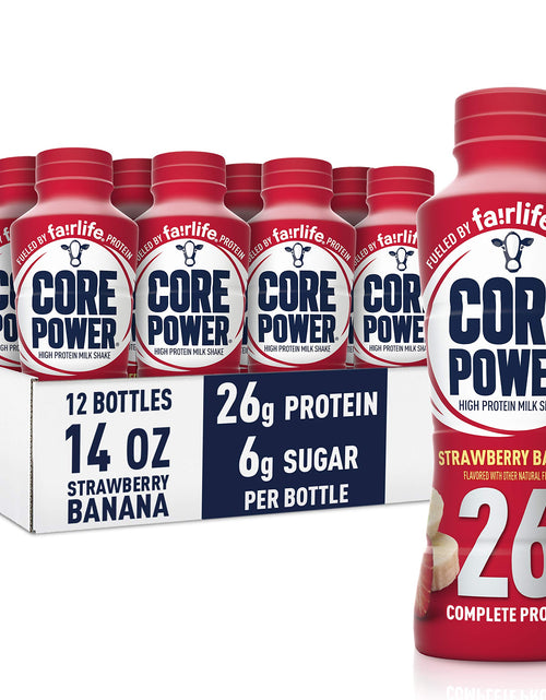 Load image into Gallery viewer, Core Power Protein Shake, Chocolate, 26g Bottle, 14oz, 12 Pack
