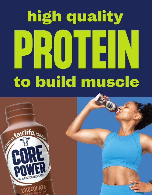 Load image into Gallery viewer, Core Power Protein Shake, Chocolate, 26g Bottle, 14oz, 12 Pack
