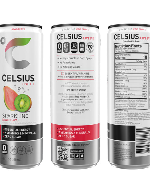 Load image into Gallery viewer, CELSIUS Assorted Flavors Official Variety Pack, Functional Essential Energy Drinks, 12 Fl Oz (Pack of 12)
