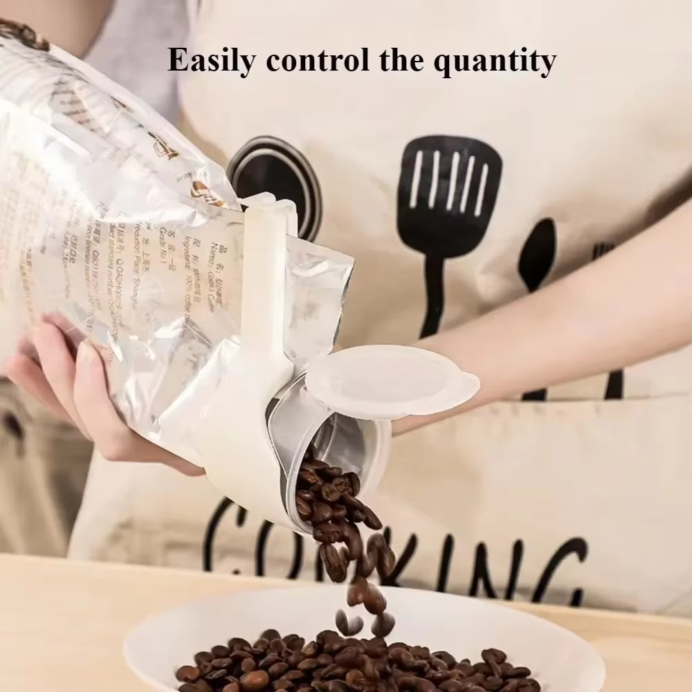 Snap-Fresh™ Sealing Clip – Keep Snacks Crisp, Fresh & Ready to Pour!