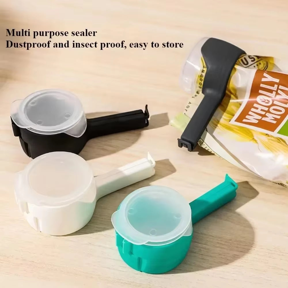 Snap-Fresh™ Sealing Clip – Keep Snacks Crisp, Fresh & Ready to Pour!