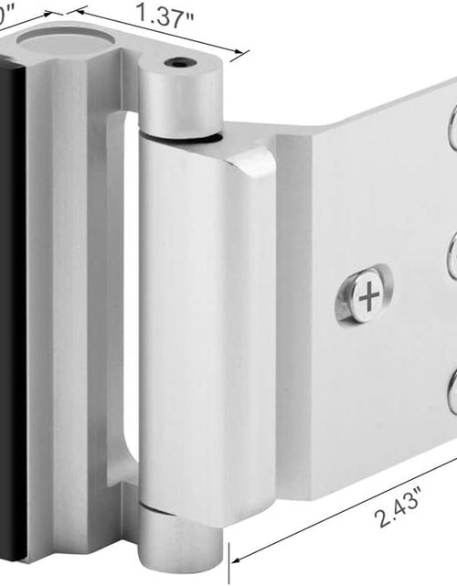 Load image into Gallery viewer, Home Security Door Reinforcement Lock - Upgraded Safety Childproof Locks Hardware for Inward Swinging Door , Extra Night Add a inside Withstands 800Lbs Deadbolt Latch , Guard Bedroom Patio
