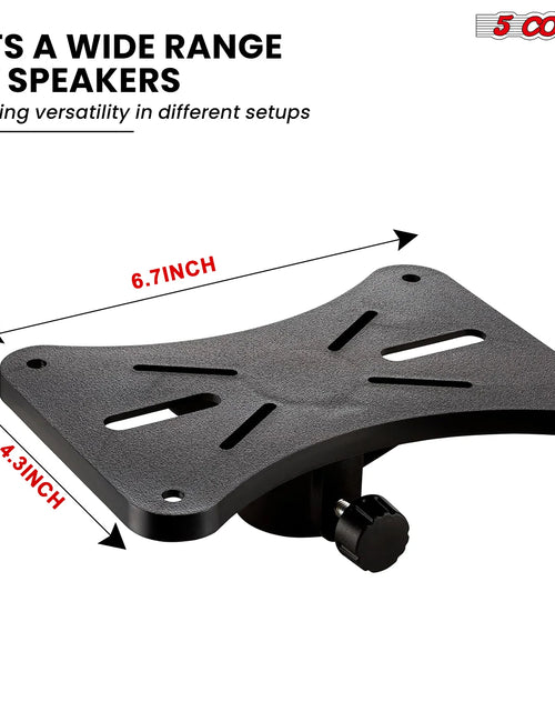 Load image into Gallery viewer, 5 Core Speaker Stand Tripod Floor Adjustable up to 48 Inch DJ Studio Monitor Stands Pole Mount Pair SKY BLUE
