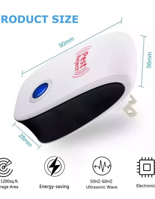 Load image into Gallery viewer, Ultimate Ultrasonic Pest Repeller – Say Goodbye to Mice, Rats, Bugs &amp; Cockroaches
