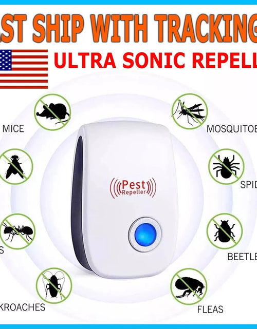 Load image into Gallery viewer, Ultimate Ultrasonic Pest Repeller – Say Goodbye to Mice, Rats, Bugs &amp; Cockroaches
