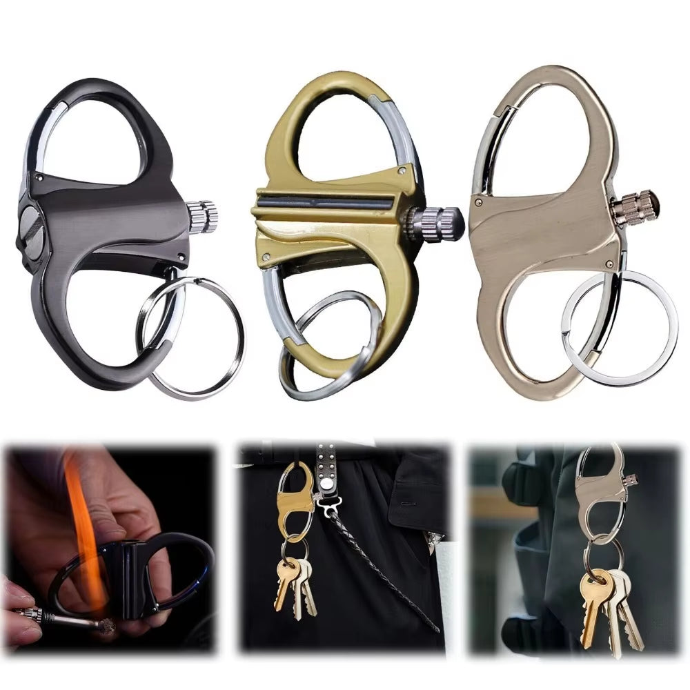 Griplock™ Multifunctional Metal Carabiner Keychain – Carry Smarter, Adventure Harder